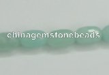 CAM139 15.5 inches 8*12mm faceted drum amazonite gemstone beads