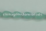 CAM141 15.5 inches 8*12mm faceted teardrop amazonite gemstone beads