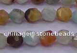 CAM1412 15.5 inches 8mm faceted nuggets amazonite gemstone beads