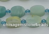 CAM1425 15.5 inches 8*12mm oval Chinese amazonite beads