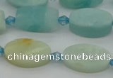 CAM1426 15.5 inches 10*16mm oval Chinese amazonite beads