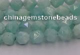 CAM1436 15.5 inches 6mm faceted nuggets amazonite gemstone beads