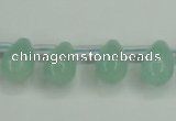 CAM145 10*14mm top-drilled teardrop amazonite gemstone beads