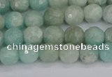 CAM1451 15.5 inches 6mm faceted round amazonite gemstone beads