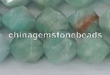 CAM1475 15.5 inches 12mm faceted nuggets Brazilian amazonite beads