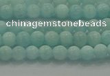 CAM1500 15.5 inches 4mm round natural peru amazonite beads