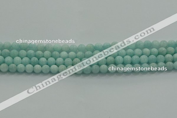 CAM1501 15.5 inches 6mm round natural peru amazonite beads