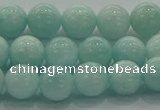 CAM1502 15.5 inches 8mm round natural peru amazonite beads