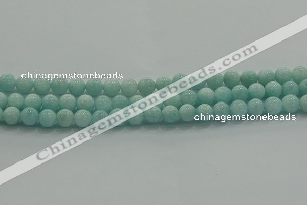 CAM1502 15.5 inches 8mm round natural peru amazonite beads