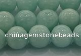 CAM1504 15.5 inches 12mm round natural peru amazonite beads