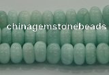 CAM1531 15.5 inches 4*6mm rondelle natural peru amazonite beads