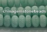 CAM1533 15.5 inches 6*10mm rondelle natural peru amazonite beads
