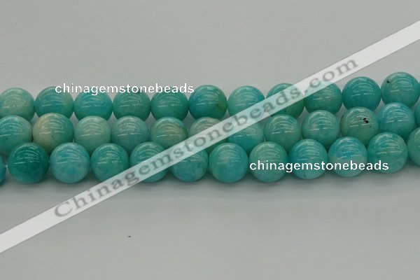 CAM1556 15.5 inches 16mm round natural peru amazonite beads