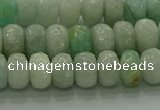 CAM1612 15.5 inches 5*8mm faceted rondelle peru amazonite beads