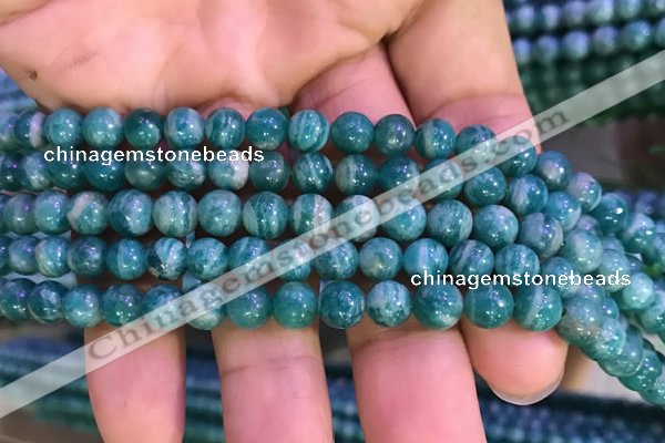 CAM1651 15.5 inches 6mm round Russian amazonite gemstone beads