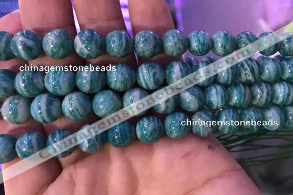 CAM1653 15.5 inches 10mm round Russian amazonite gemstone beads