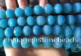 CAM1673 15.5 inches 13.5mm faceted round amazonite gemstone beads