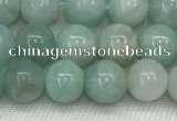 CAM1681 15.5 inches 6mm round natural amazonite beads wholesale