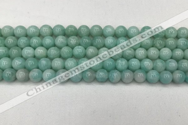 CAM1686 15.5 inches 6mm round natural amazonite beads wholesale