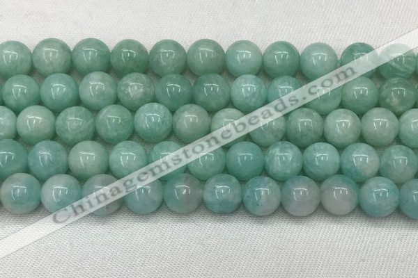 CAM1689 15.5 inches 12mm round natural amazonite beads wholesale