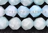 CAM1706 15.5 inches 8mm faceted nuggets amazonite gemstone beads