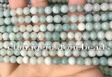 CAM1721 15.5 inches 6mm round amazonite beads wholesale