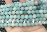 CAM1732 15.5 inches 8mm round amazonite gemstone beads