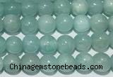 CAM1765 15 inches 4mm round amazonite gemstone beads