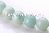 CAM18 15.5 inches round natural amazonite 10mm beads wholesale