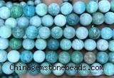 CAM1813 15 inches 10mm round amazonite gemstone beads