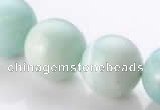 CAM22 15.5 inches natural amazonite round 18mm beads wholesale