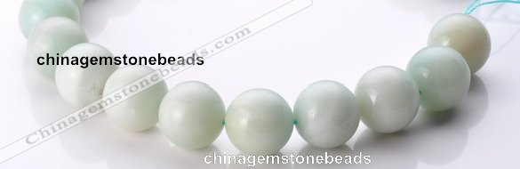 CAM23 15.5 inches natural amazonite round 20mm beads Wholesale