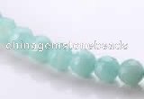 CAM26 faceted round 6mm natural amazonite stone beads wholesale