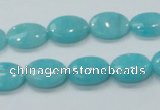 CAM304 15.5 inches 10*14mm oval natural peru amazonite beads wholesale