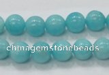 CAM308 15.5 inches 10mm round natural peru amazonite beads wholesale