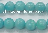 CAM309 15.5 inches 12mm round natural peru amazonite beads wholesale