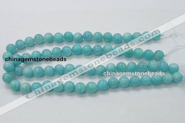 CAM309 15.5 inches 12mm round natural peru amazonite beads wholesale