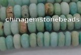 CAM328 15.5 inches 4*8mm rondelle natural peru amazonite beads