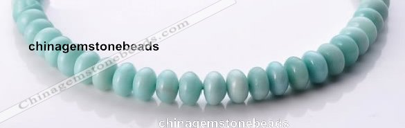 CAM33 rondelle 5*8mm natural amazonite gemstone beads Wholesale