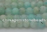 CAM331 15.5 inches 6mm round natural peru amazonite beads