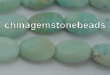 CAM337 15.5 inches 8*12mm oval natural peru amazonite beads