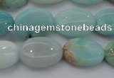 CAM338 15.5 inches 12*16mm oval natural peru amazonite beads