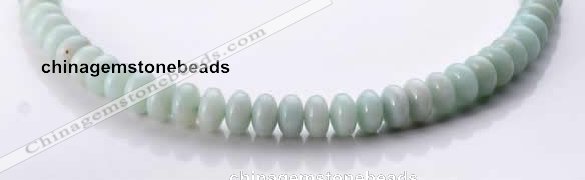 CAM34 rondelle natural amazonite 6*10mm gemstone beads Wholesale