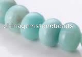 CAM36 10*14mm natural amazonite rondelle beads Wholesale