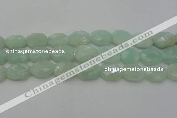 CAM369 15.5 inches 15*20mm faceted octagonal amazonite beads