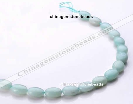 CAM39 natural amazonite 10*14mm flat oval beads Wholesale