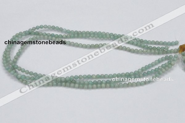 CAM400 15.5 inches 4mm round natural russian amazonite beads wholesale