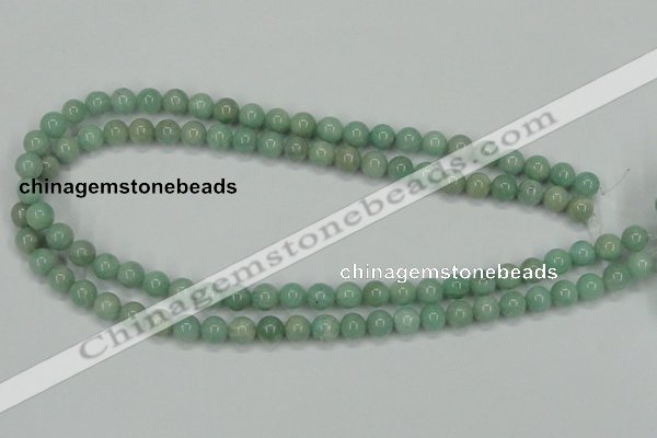 CAM401 15.5 inches 8mm round natural russian amazonite beads wholesale