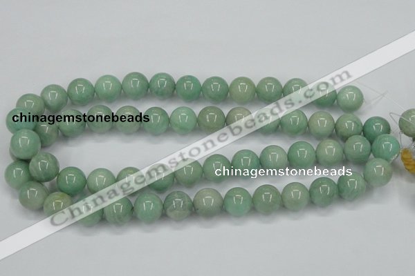 CAM404 15.5 inches 14mm round natural russian amazonite beads wholesale