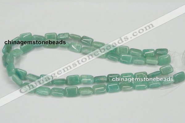 CAM405 15.5 inches 10*14mm rectangle natural russian amazonite beads